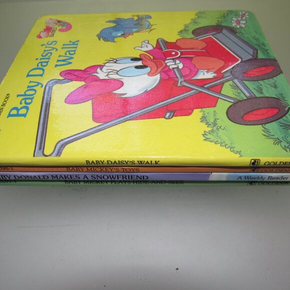 Vintage Disney Babies Golden Board Book Lot of 4 – Baby Donald, Baby Mickey+more - Picture 3 of 3